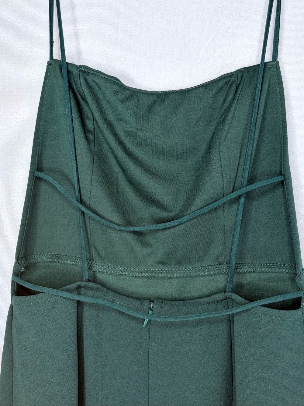 Hello Molly Dark Green Can’t Afford Me Midi Dress NWT - Picture 6 of 9